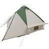 vidaXL Teepee Tent met dak Groen en Grijs 490 x 410 x 210 cm