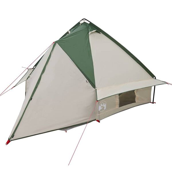 vidaXL Teepee Tent met dak Groen en Grijs 490 x 410 x 210 cm