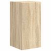 vidaXL Tv-meubelset Wandgemonteerd 5 pcs Sonoma Eiken Bewerkt hout