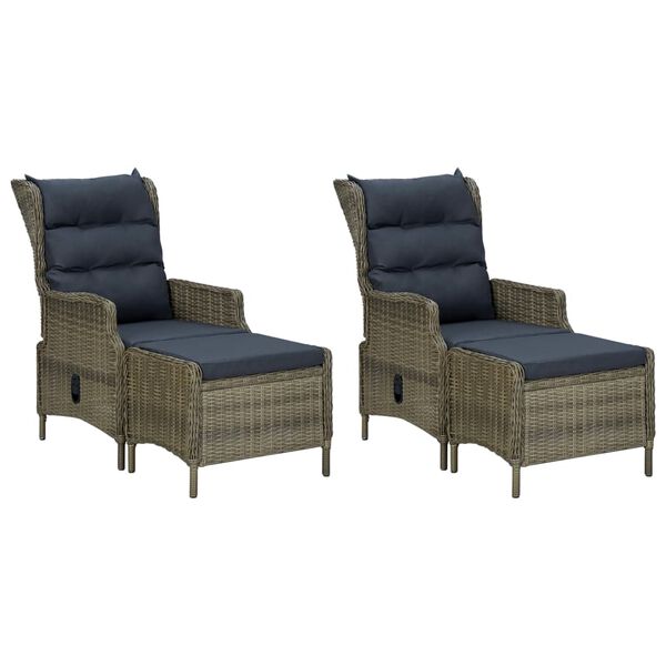 vidaXL 5-delige Tuinset bruin