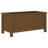 vidaXL Plantenbak 82,5x40x39 cm massief grenenhout honingbruin