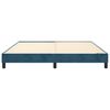 vidaXL Boxspring bed 160x200 cm fluweel donkerblauw