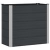vidaXL Verhoogde plantenbak Zwart 100 x 50 x 91 cm WPC en Aluminium