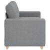vidaXL Loveseat bank 120 cm stof lichtgrijs