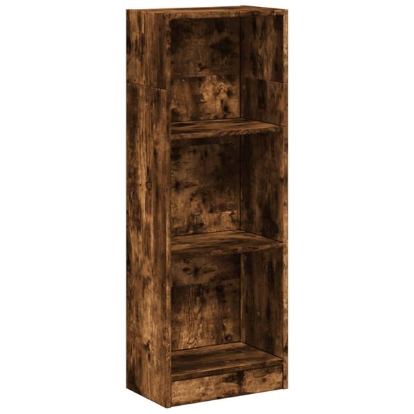 vidaXL Boekenkast 40x24x109 cm bewerkt hout gerookt eikenkleurig