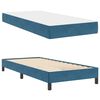 vidaXL Boxspringbed met matras Donkerblauw 90 x 190 cm Stof