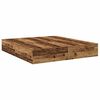 vidaXL Opbergbedframe met opslag Oud Hout 180 x 200 cm Bewerkt hout