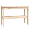 vidaXL Wandtafel 110x40x75 cm massief grenenhout