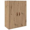 vidaXL Highboard Artisan Eiken 69,5 x 34 x 180 cm Bewerkt hout