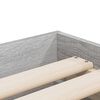 vidaXL Bedframe met lades bewerkt hout grijs sonoma eiken 75x190 cm