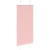 vidaXL Plissé rolgordijn 60x100 cm stofbreedte 59,4 cm polyester roze