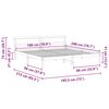vidaXL Bedframe Wasbruin 180 x 200 cm Massief grenenhout