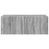 vidaXL TV Wandkast Grijs Sonoma 78,5 x 31 x 29,5 cm Bewerkt hout
