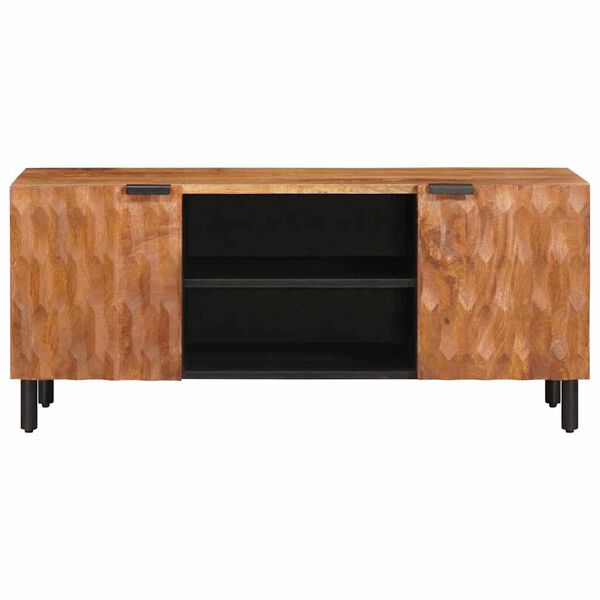 vidaXL TV-kast met plank Acacia Bruine Afwerking 105 x 33 x 46 cm