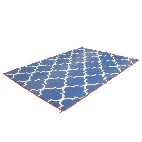 Bo-Camp Buitenkleed Chill mat Casablanca L 2,7x2 m blauw