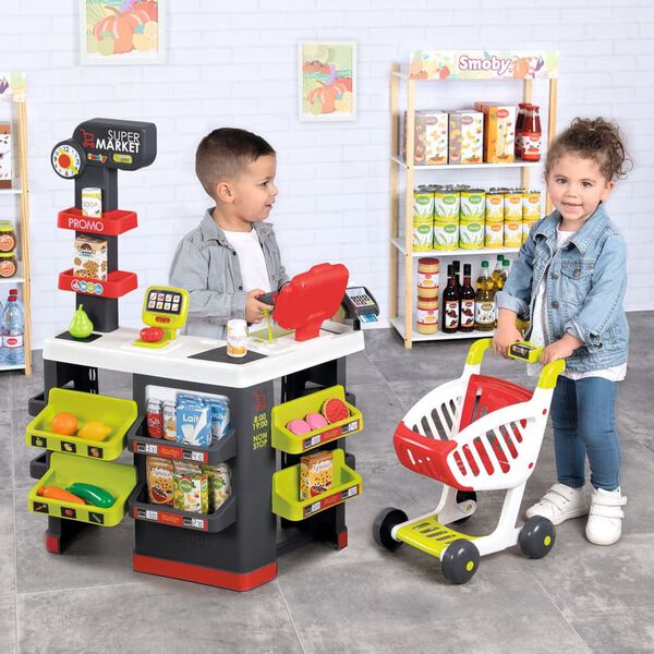 Smoby Speelset supermarkt 60x60x89 cm