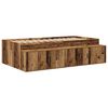 vidaXL Opbergbedframe met opslag Oud Hout 80 cm Bewerkt hout