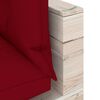 vidaXL 8-delige Loungeset met kussens pallet grenenhout