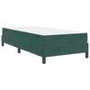 vidaXL Boxspringbed met matras Donkergroen 80 x 210 cm Stof