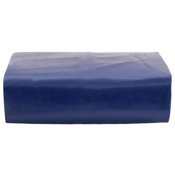 vidaXL Dekzeil 650 g/m&sup2; 5x7 m blauw