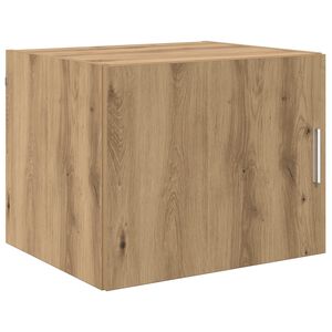 vidaXL Wandkast artisanaal eikenkleurig 50 x 42.5 x 40 cm Bewerkt hout