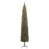 vidaXL Kunstkerstboom Groen 270 cm PVC en Staal en Kunststof