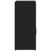 vidaXL Dressoir 60x31x70 cm bewerkt hout zwart