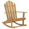 vidaXL Schommelstoel Adirondack massief teakhout