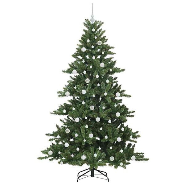 vidaXL Kunstmatige Inklapbare Kerstboom met 300 LED 210 cm PVC