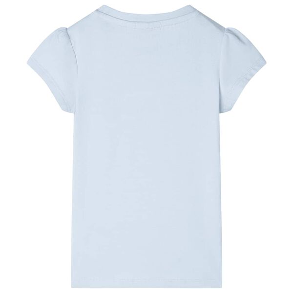 Kindershirt 140 lichtblauw