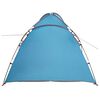 vidaXL Tent met dak Blauw 370 x 230 x 185 cm Polyester en glasvezel