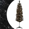 vidaXL Kunstmatige slanke kerstboom 150 cm 150 LED's Warmwit