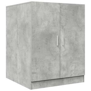 vidaXL Wasmachinekast 70,5x71,5x91,5 cm betongrijs
