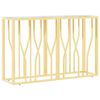 vidaXL Wandtafel 110x30x70 cm roestvrij staal en glas