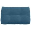 vidaXL Rugkussen Blauw 80 x 24 x 50 cm Fluweel