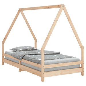 vidaXL Kinderbedframe 90x190 cm massief grenenhout