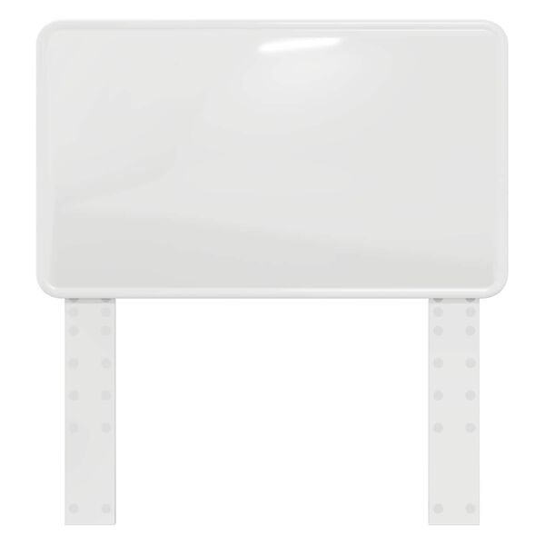 vidaXL Hoofdbord Glanzend Wit 75 cm Bewerkt hout