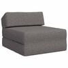 vidaXL Vouwbare Bankbed Lichtgrijs 60 x 70 x 41 cm Stof
