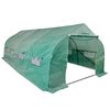 vidaXL Tuinkas walk-in draagbare polytunnel met stalen frame 18 m&sup2;