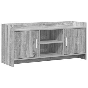 vidaXL TV-kast 102 x 33 x 47 cm Grijs Sonoma Bewerkt hout