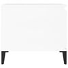 vidaXL Salontafel 100x50x45 cm bewerkt hout hoogglans wit