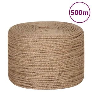 vidaXL Touw 100% jute 6 mm 500 m