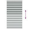 vidaXL Zebra rolgordijn 125x200 cm stofbreedte 120,9 cm donkergrijs