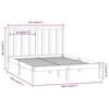 vidaXL Bedframe zonder matras massief grenenhout wit 135x190 cm