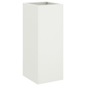 vidaXL Plantenbak 32x29x75 cm staal wit