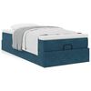 vidaXL Ottoman bed met matras 80x200cm fluweel donkerblauw