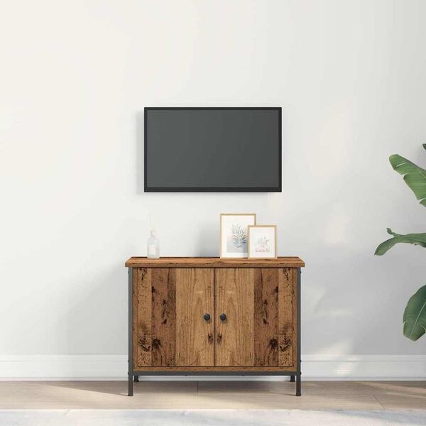 vidaXL TV-kast Oud Hout 60 x 35 x 45 cm Bewerkt hout