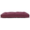 vidaXL Pallet Sofa Kussen Bordeaux 120 x 80 x 12 cm Stof