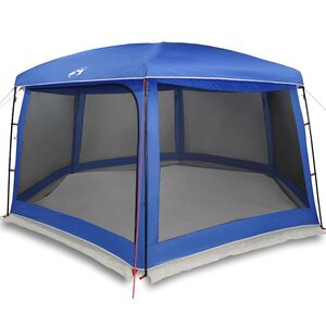 vidaXL Zwembadtent afneembare buitentent gaaswanden azuurblauw