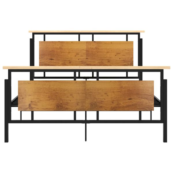 vidaXL Bedframe metaal 140x200 cm